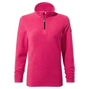 TOG24 Womens/Ladies Revive Quarter Zip Fleece Top / Magenta Pink